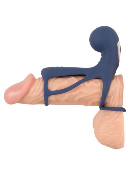 Vibrating Cock Sleeve with Ball Ring - 9